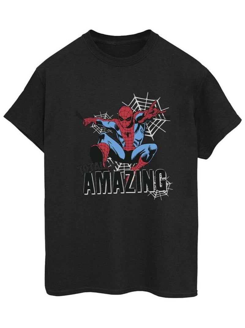 Marvel - T-shirt motif Homme araignée AMAZING Noir - Kiabi