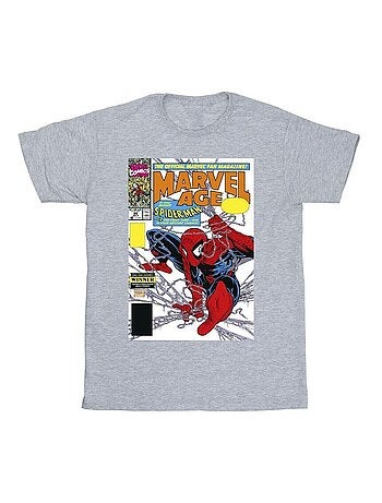 Marvel - T-shirt motif Homme araignée motif/style couverture de bande dessinée MARVEL AGE