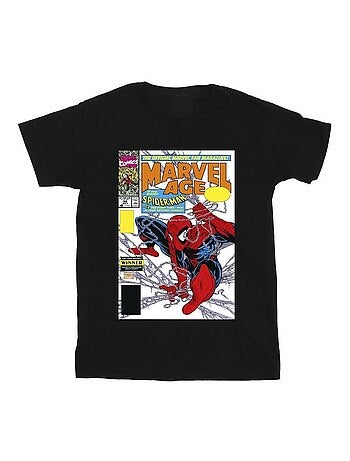 Marvel - T-shirt motif Homme araignée motif/style couverture de bande dessinée MARVEL AGE