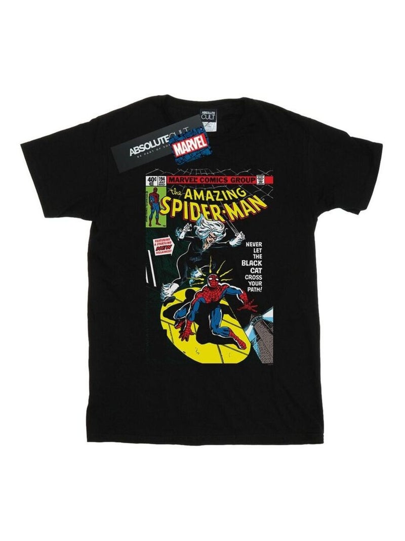 Marvel - T-shirt motif Homme araignée motif/style Housse Noir - Kiabi