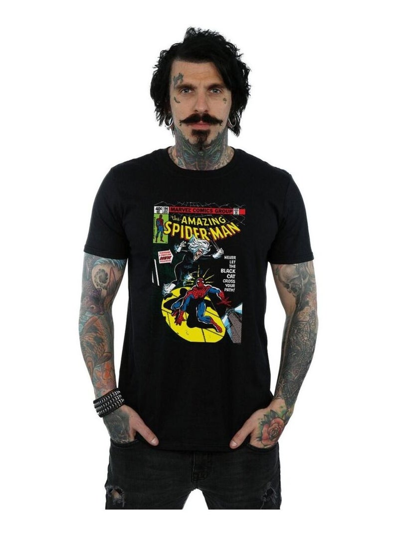 Marvel - T-shirt motif Homme araignée motif/style Housse Noir - Kiabi