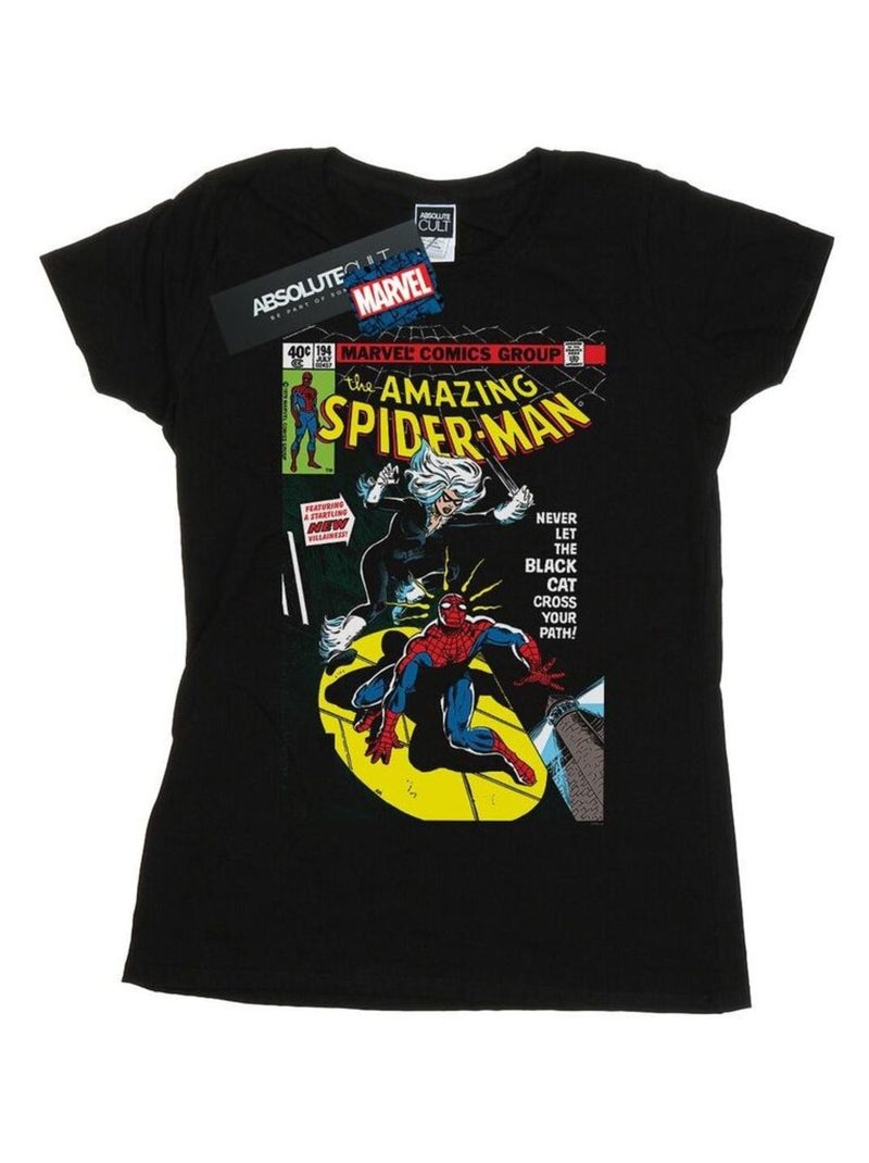 Marvel - T-shirt motif Homme araignée motif/style Housse Noir - Kiabi