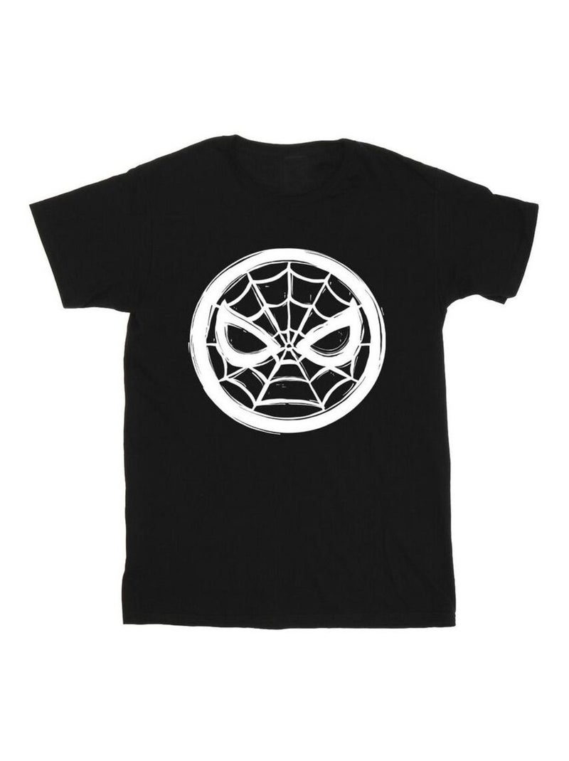 Marvel - T-shirt motif Homme araignée motif/style logo Noir - Kiabi