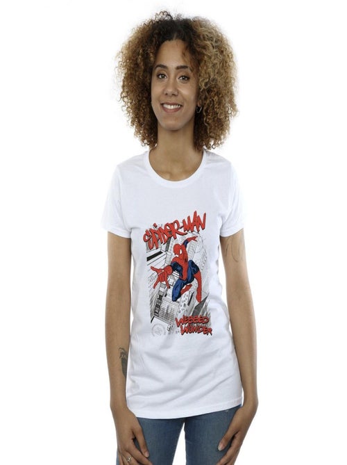 Marvel - T-shirt motif Homme araignée motif/style Ville - Kiabi
