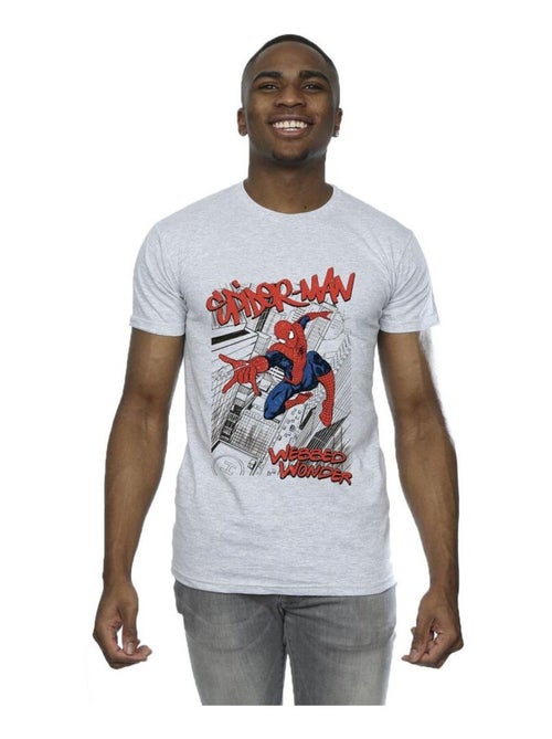 Marvel - T-shirt motif Homme araignée motif/style Ville - Kiabi