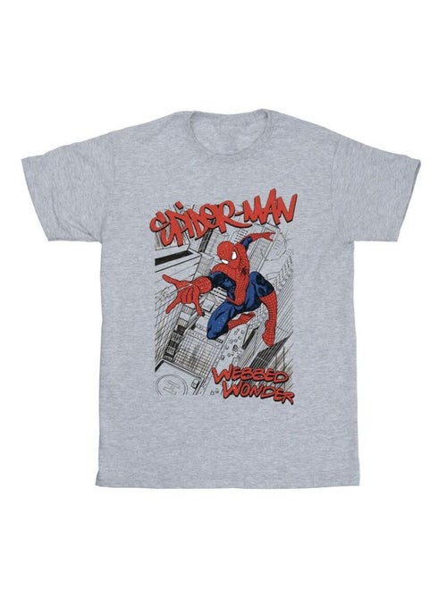 Marvel - T-shirt motif Homme araignée motif/style Ville - Kiabi