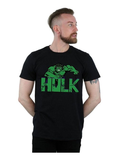 Marvel - T-shirt motif Hulk motif/style Pixel - Kiabi