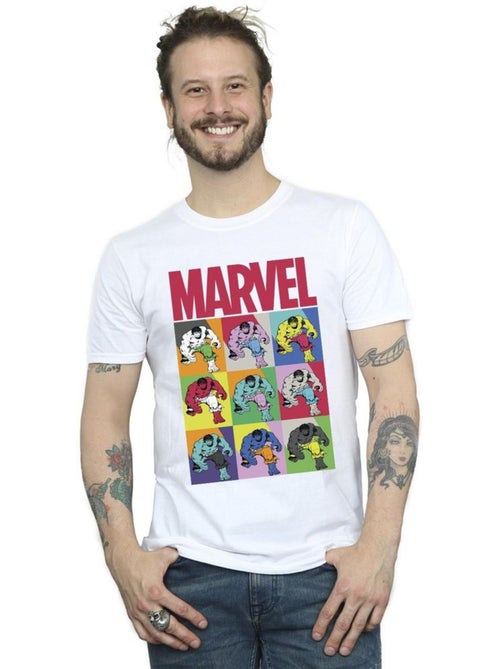 Marvel - T-shirt motif Hulk motif/style Pop art - Kiabi
