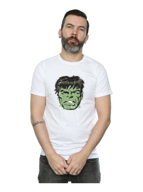 Marvel - T-shirt motif Hulk motif/style visage - Kiabi Marvel - T-shirt motif Hulk motif/style visage - Kiabi