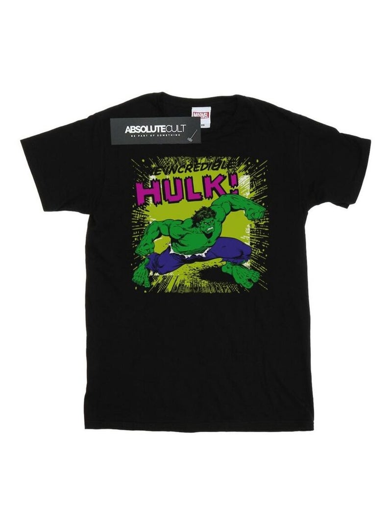 Marvel - T-shirt motif L'incroyable Hulk Noir - Kiabi