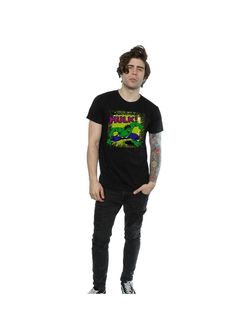 Marvel - T-shirt motif L'incroyable Hulk Noir - Kiabi