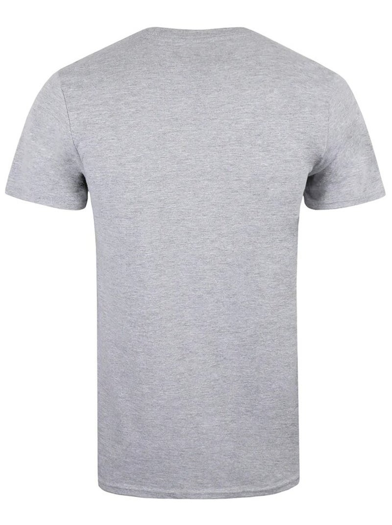 Marvel - T-shirt motif logo style bande dessinée (Captain America, Hulk, Iron Man, Spider-Man) Gris chiné - Kiabi