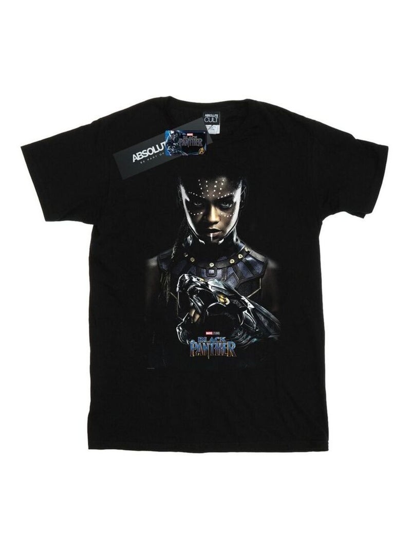 Marvel - T-shirt motif Shuri motif/style poster Noir - Kiabi