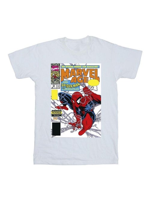 Marvel - T-shirt motif Spider-Man motif/style couverture de bande dessinée MARVEL AGE - Kiabi