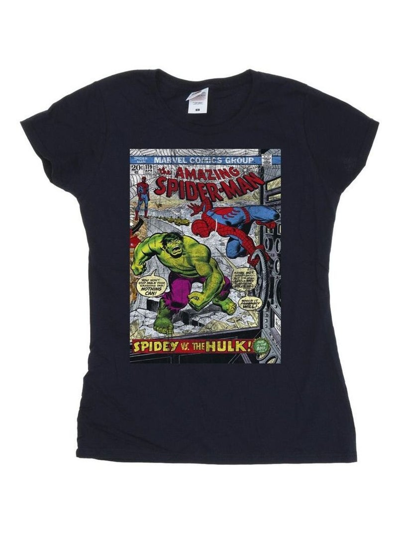 Marvel - T-shirt motif Spider-Man motif/style Housse Bleu marine - Kiabi