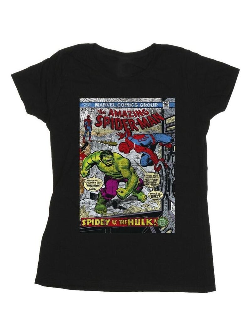 Marvel - T-shirt motif Spider-Man motif/style Housse Noir - Kiabi