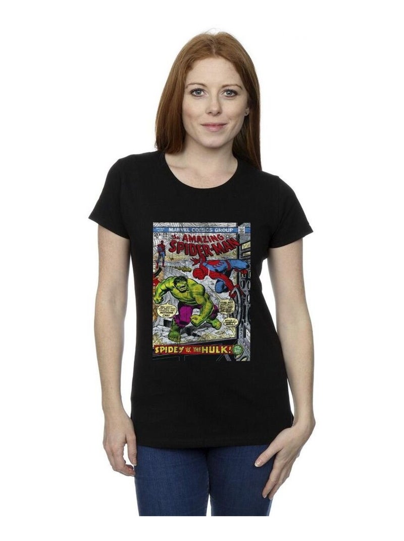 Marvel - T-shirt motif Spider-Man motif/style Housse Noir - Kiabi