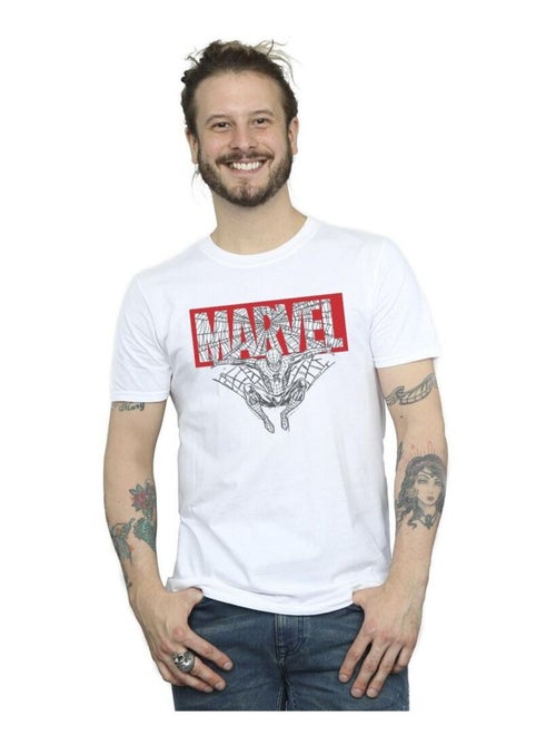 Marvel - T-shirt motif Spider-Man motif/style logo - Kiabi