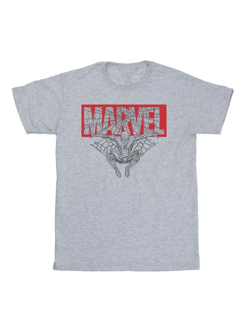 Marvel - T-shirt motif Spider-Man motif/style logo - Kiabi