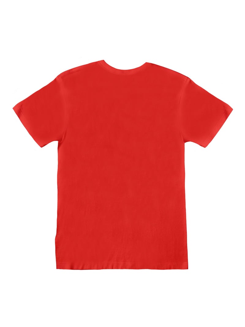 Marvel - T-shirt motif Spider-Man motif/style Symboles COMICS Rouge brique - Kiabi