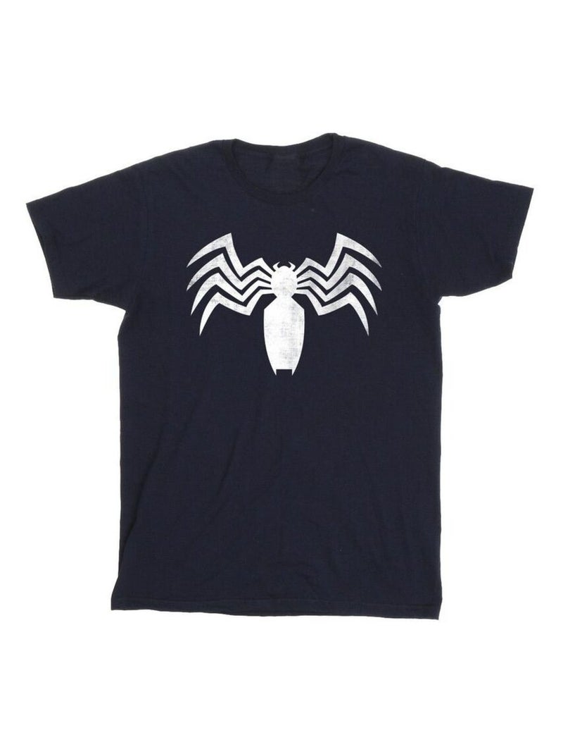 Marvel - T-shirt motif Venin motif/style emblème Bleu marine - Kiabi