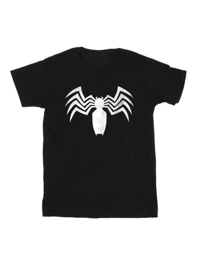 Marvel - T-shirt motif Venin motif/style emblème Noir - Kiabi