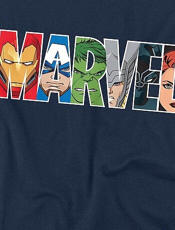 Marvel - T-shirt motif visages des personnages