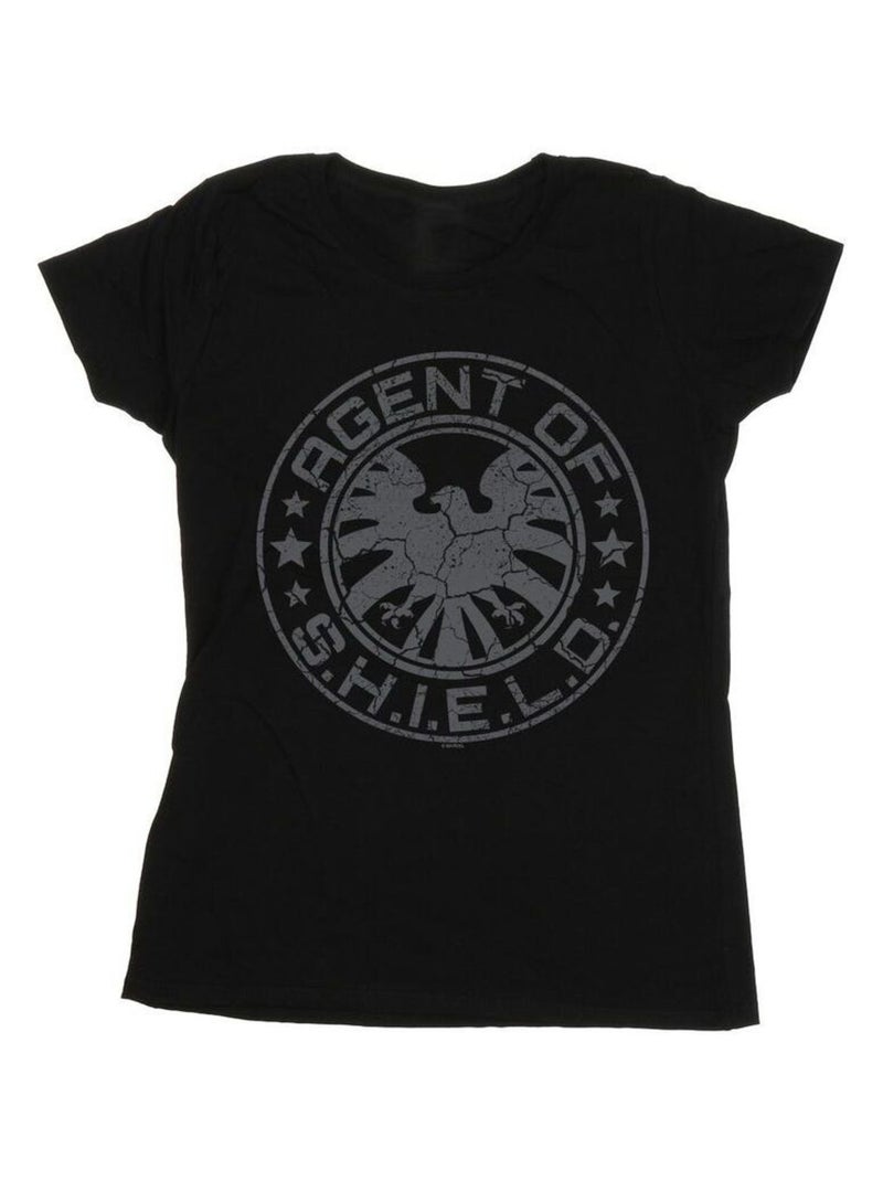Marvel - T-shirt motif/style Bouclier AVENGERS Noir - Kiabi