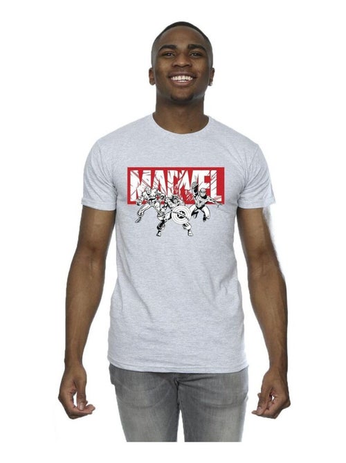 Marvel - T-shirt motif/style groupe de super-héros - Kiabi Marvel - T-shirt motif/style groupe de super-héros - Kiabi