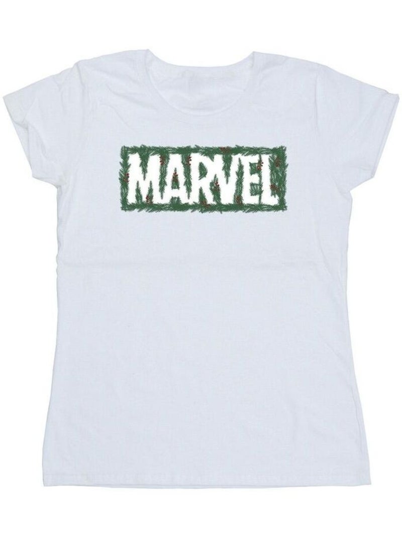 Marvel - T-shirt motif/style logo Blanc - Kiabi