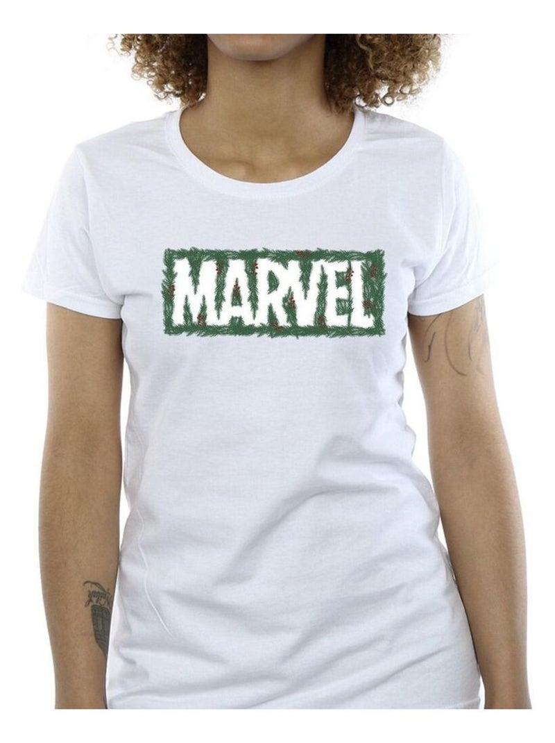 Marvel - T-shirt motif/style logo Blanc - Kiabi