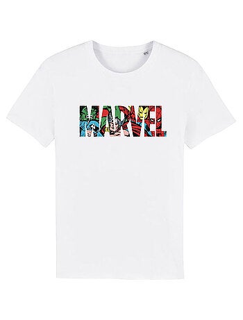Marvel - T-shirt motif/style personnage (Captain America, Hulk, Iron Man, Spider-Man, Thor)