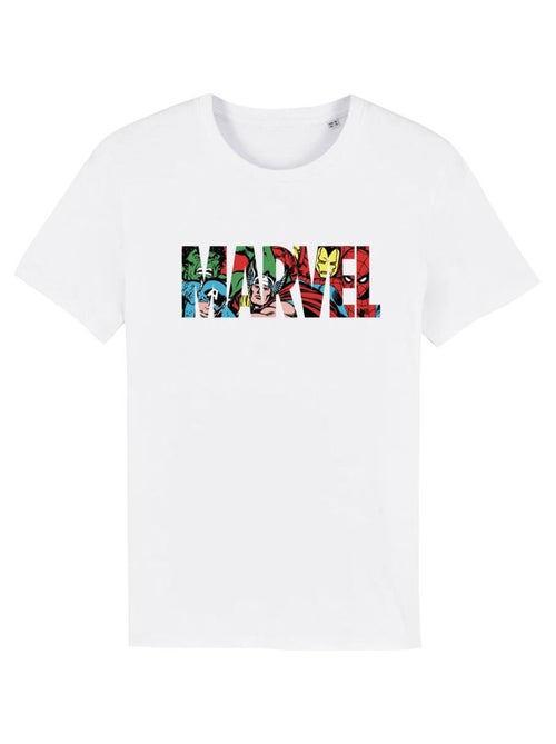Marvel - T-shirt motif/style personnage (Captain America, Hulk, Iron Man, Spider-Man, Thor) - Kiabi