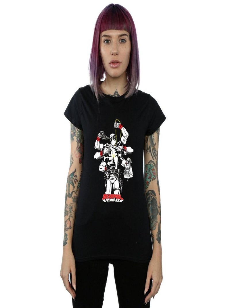 Marvel - T-shirt MULTITASKING Noir - Kiabi