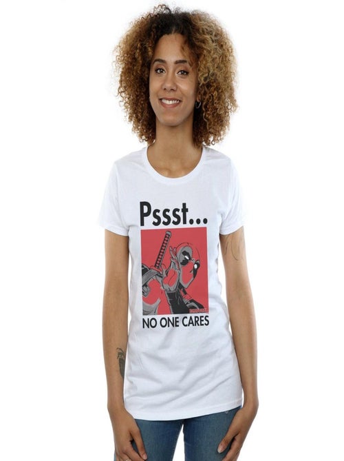 Marvel - T-shirt NO ONE CARES - Kiabi