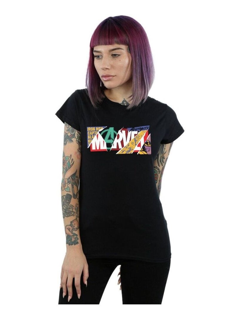 Marvel - T-shirt Noir - Kiabi