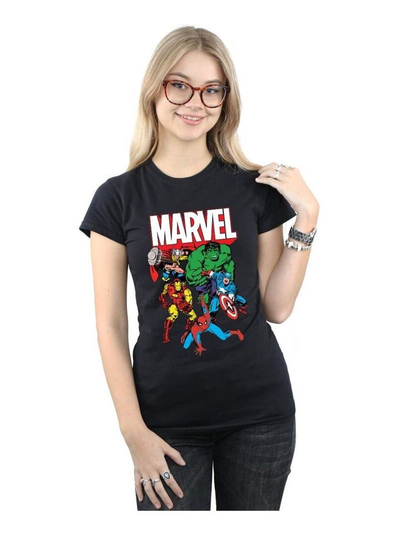 Marvel - T-shirt Noir - Kiabi