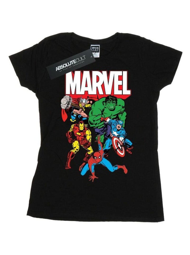 Marvel - T-shirt Noir - Kiabi