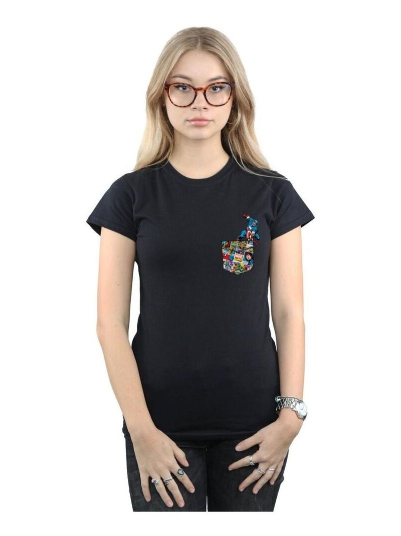 Marvel - T-shirt Noir - Kiabi