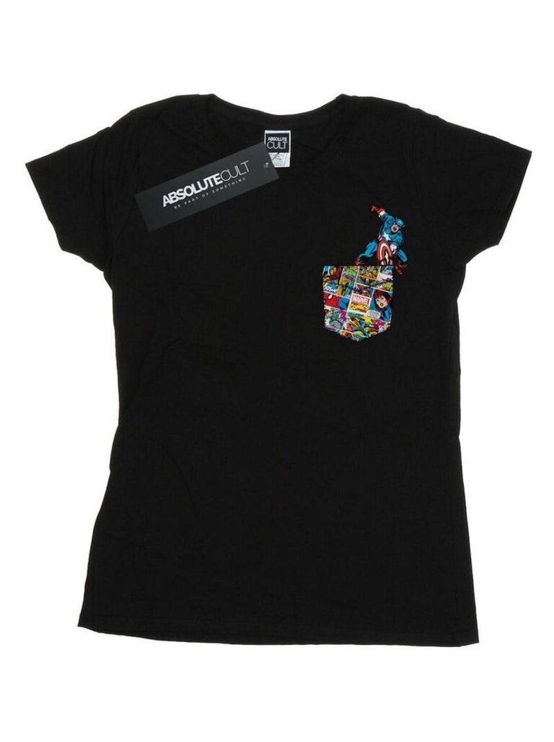 Marvel - T-shirt Noir - Kiabi