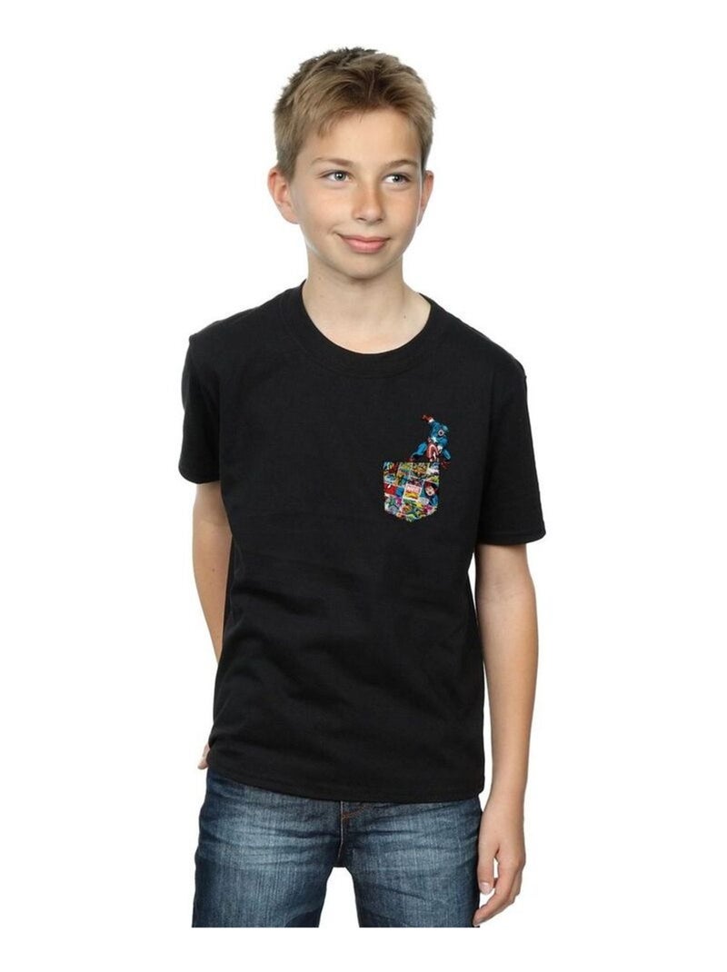 Marvel - T-shirt Noir - Kiabi