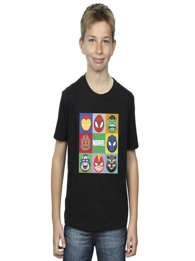 Marvel - T-shirt Noir - Kiabi