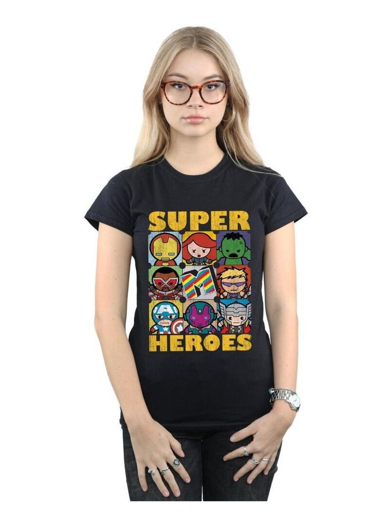 Marvel - T-shirt Noir - Kiabi