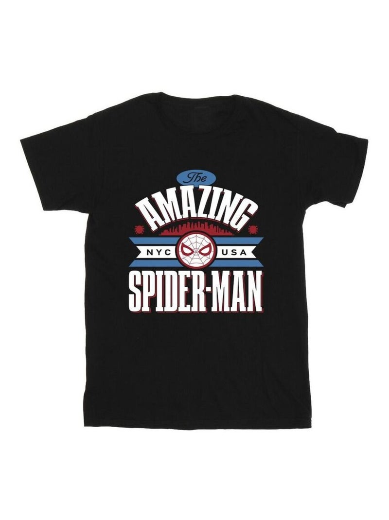 Marvel - T-shirt NYC AMAZING Noir - Kiabi