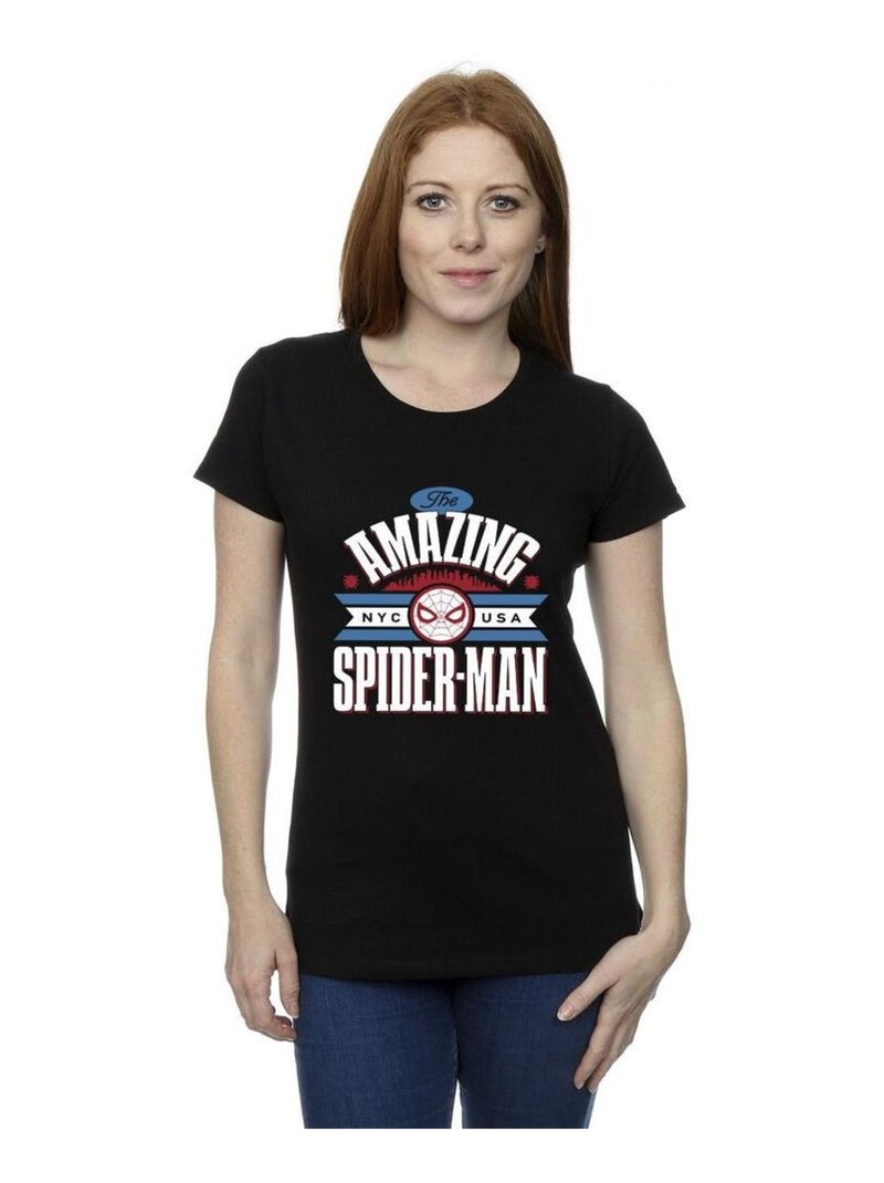 Marvel - T-shirt NYC AMAZING Noir - Kiabi