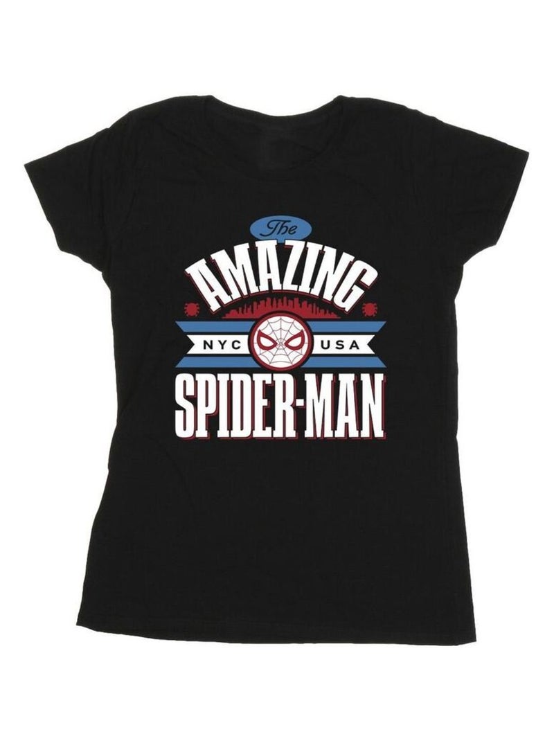 Marvel - T-shirt NYC AMAZING Noir - Kiabi