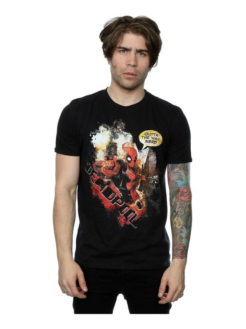 Marvel - T-shirt OUTTA THE WAY Noir - Kiabi