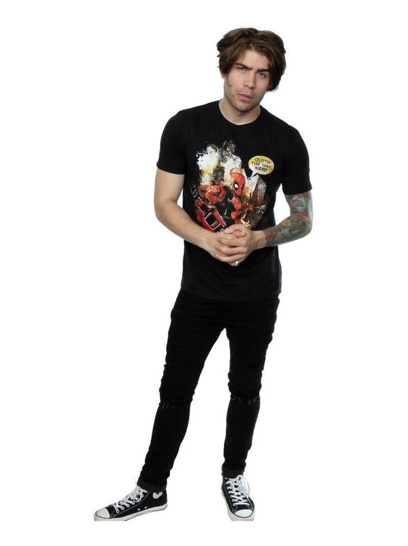 Marvel - T-shirt OUTTA THE WAY Noir - Kiabi