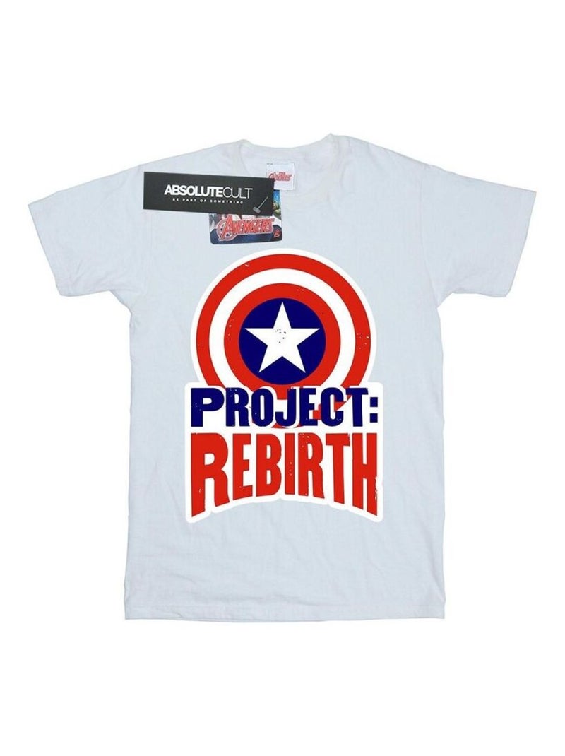 Marvel - T-shirt PROJECT REBIRTH Blanc - Kiabi
