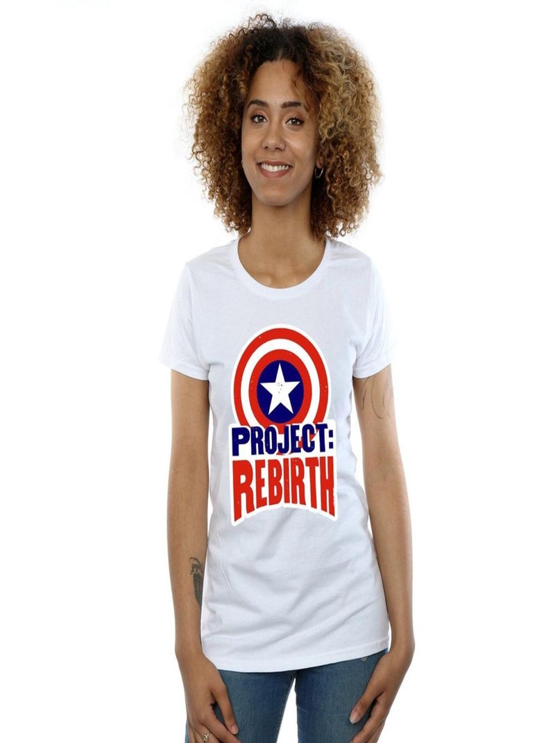 Marvel - T-shirt PROJECT REBIRTH Blanc - Kiabi